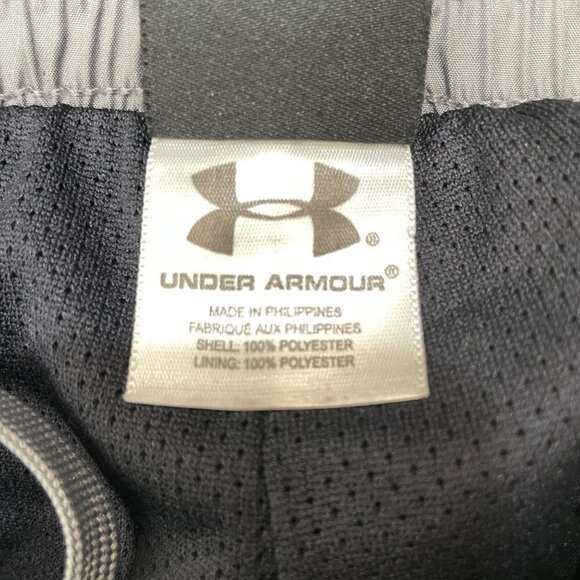Under Armour Men's XL Gray Track Warm-Up Pants Basketball Straight Mesh Lined - Picture 8 of 8